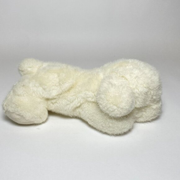 Vintage 1982 Gund Scooter Dog Plush Toy Stuffed Animal White Laying Down - Picture 4 of 8